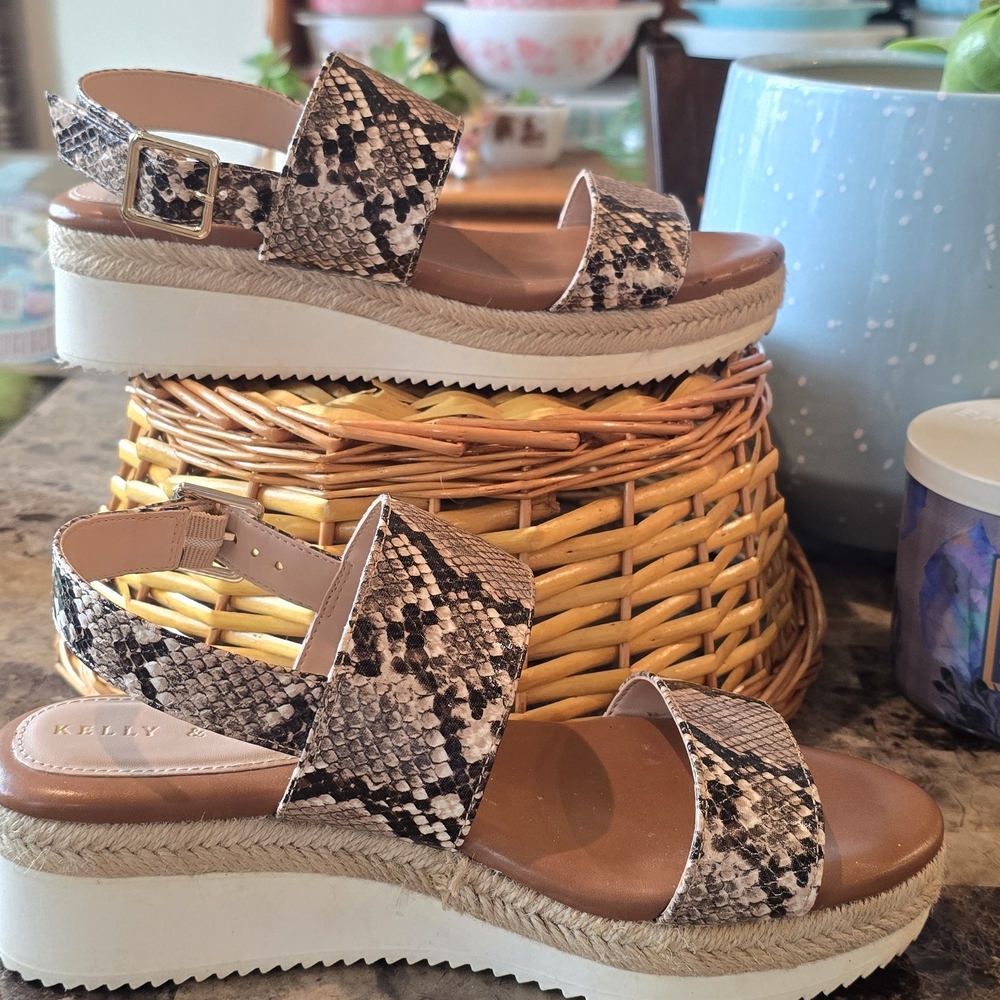 Snakeskin Pattern Women's Sandals